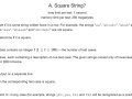 1619A - Square String? CodeForces Solution in C++