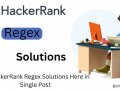 HackerRank Regex Solutions