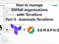 How to manage your GitHub Organization with Terraform Part II — Automate Terraform