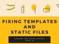 How to Fix Templates and Static Files of the Grocery Bag App Created Using Django