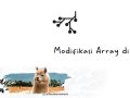Modifikasi Array di PHP