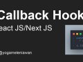 Begini Cara Memahami Fungsi useCallback Hooks pada React JS/Next JS dengan Menggunakan Visualisasi yang Sederhana.