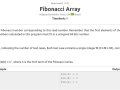 beecrowd 1176 Fibonacci Array Solution in C++