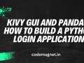 Unlock seamless user authentication with our step-by-step guide to building a Python login application using Kivy GUI and Pandas. Transform your coding skills today!