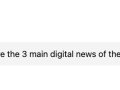 Every Monday 3 digital news — we asked ChatGPT search.FACT BY CHATGPT SEARCH, OPINION BY SLI