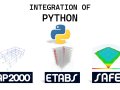 CSI API Tool: Python Integration with ETABS, SAP2000, and SAFE