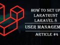 How to set up Laratrust | Laravel 8 User Management | Article #4