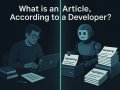 Understanding Developer-Written Articles in a World Full of AI Content and AI Agents
