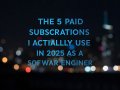 soThe 5 Paid Subscriptions I Actually Use in 2025 as a Software Engineer
