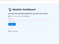 ? Discover Real-Time Weather Updates with This Amazing Dashboard ?️