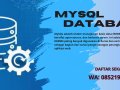 085219507377 (WA) Training MySQL Database Areta Training Center Aceh Singkil