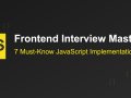 Frontend Coding Interview Questions: 7 JavaScript Challenges Companies Ask