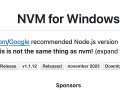 How to install NVM(Node Version Manager) on Windows
