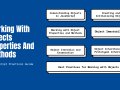 Working with JavaScript objects: Properties and Methods