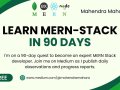 Mastering MERN-Stack: A 90-Day Learning Journey with me.
