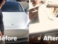 Roof blows off new Tesla Model Y