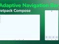 Adaptive Navigation Bar in Jetpack Compose