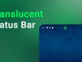 Translucent Status Bar with Edge-To-Edge Jetpack Compose