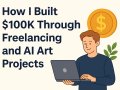 How I Built $100K Through Freelancing and AI Art Projects
