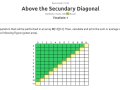 beecrowd 1185 Above the Secundary Diagonal Solution in C++