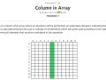 beecrowd 1182 Column in Array Solution in C++