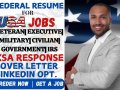 I will craft federal, military, veteran, executive, government, ats resume for usajobs