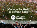 EA is making its first college football game in nearly a decade
