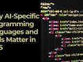 Why AI-Specific Programming Languages and Tools Matter in 2025