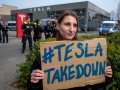 Protesters rebelling against Elon Musk’s purge of US government swarm Tesla showrooms