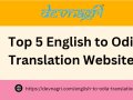 Top 5 English to Odia Translation Websites